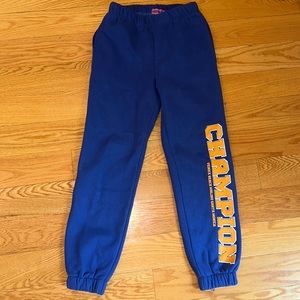 Edikted Royal Blue Sweatpants size: S